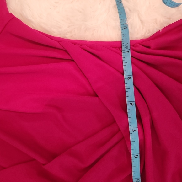 Anne Klien draped slinky knit long sleeved top - Picture 7 of 7